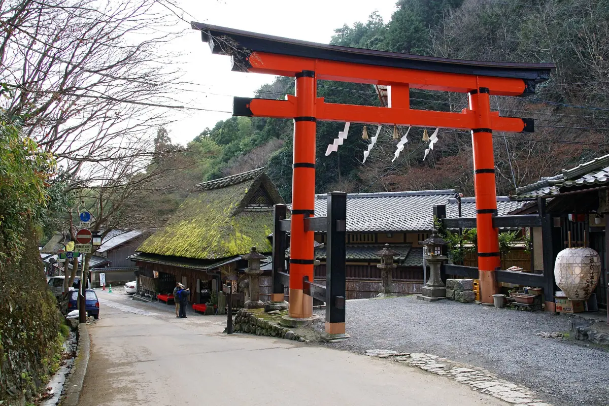 The old street of Saga-Toriimoto