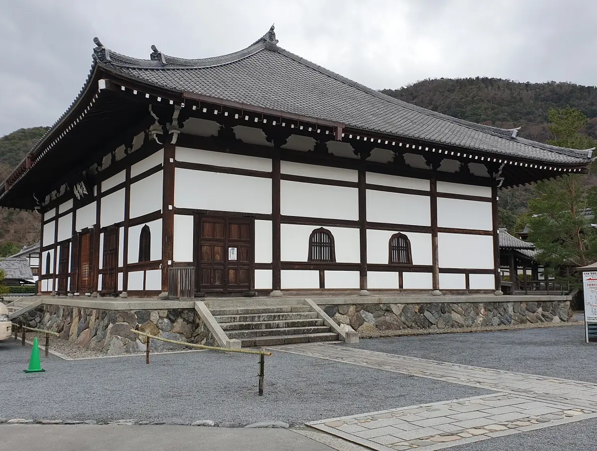 A hall of Tenryū-ji temple